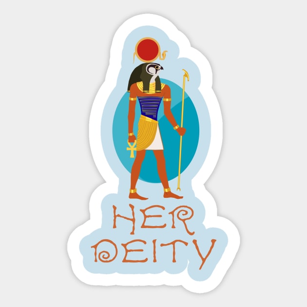 Her Deity Sticker by funfun